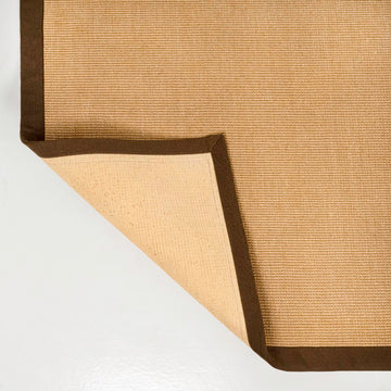 Camden Farmhouse Cottage Border Jute Area Rug